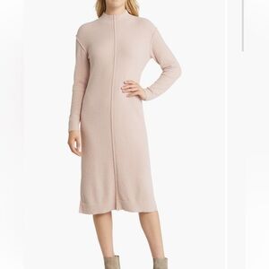 Caslon funnel neck dress
